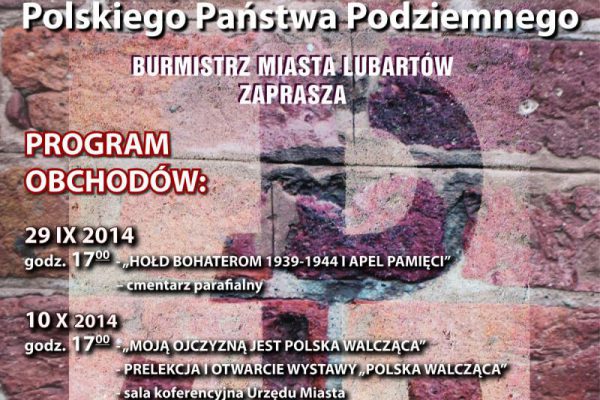 Miniaturka artykułu Obchody 75 rocznicy utworzenia polskiego państwa podziemnego