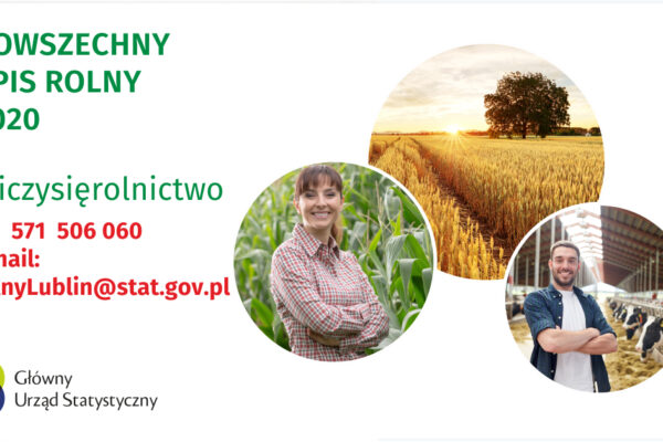 Miniaturka artykułu Spis Rolny 2020 – komunikat Urzędu Statystycznego w Lublinie