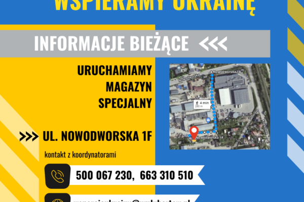 Miniaturka artykułu Pomoc dla Ukrainy – otwieramy nowy magazyn